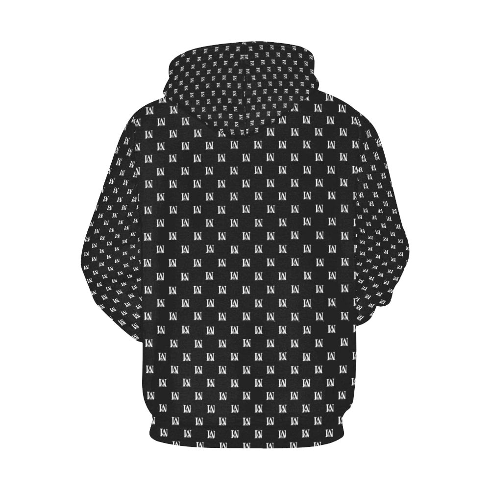 Black and white polka dot hoodie deals